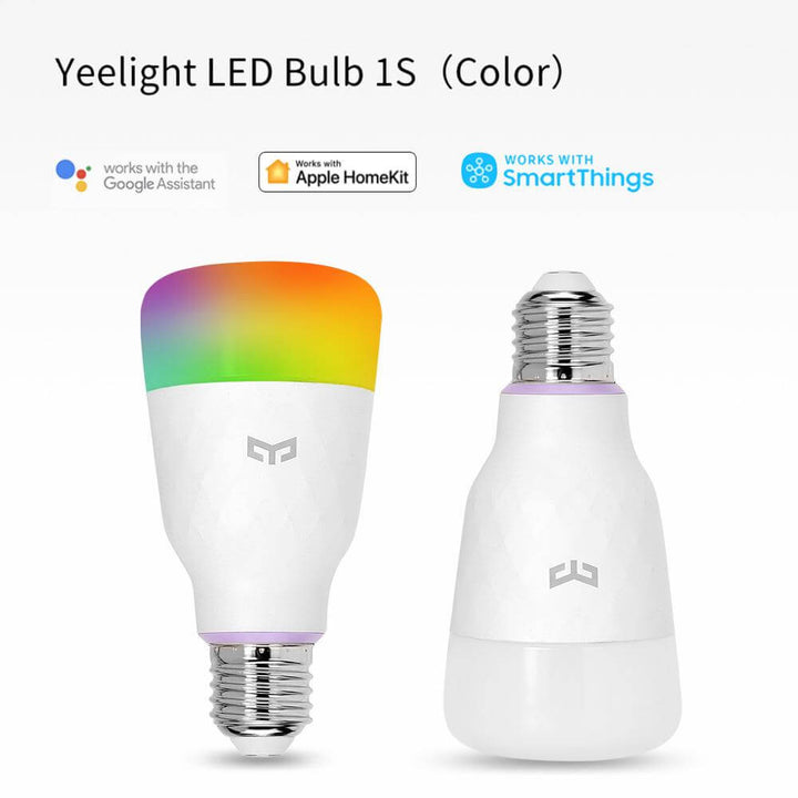Tunable Dimmable Smart LED Color RGB Light Bulb Wi-Fi E26 E27, works with Google Assistant, Apple Homekit, Alexa,MIJIA