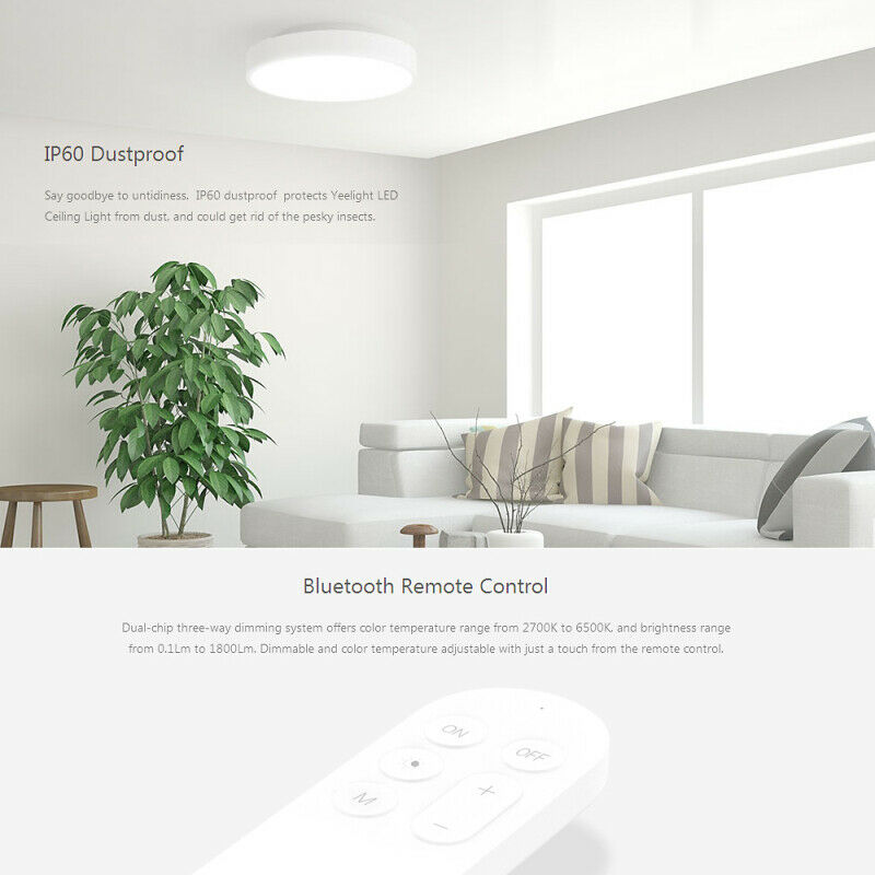 Xiaomi yeelight smart on sale led ceiling lamp